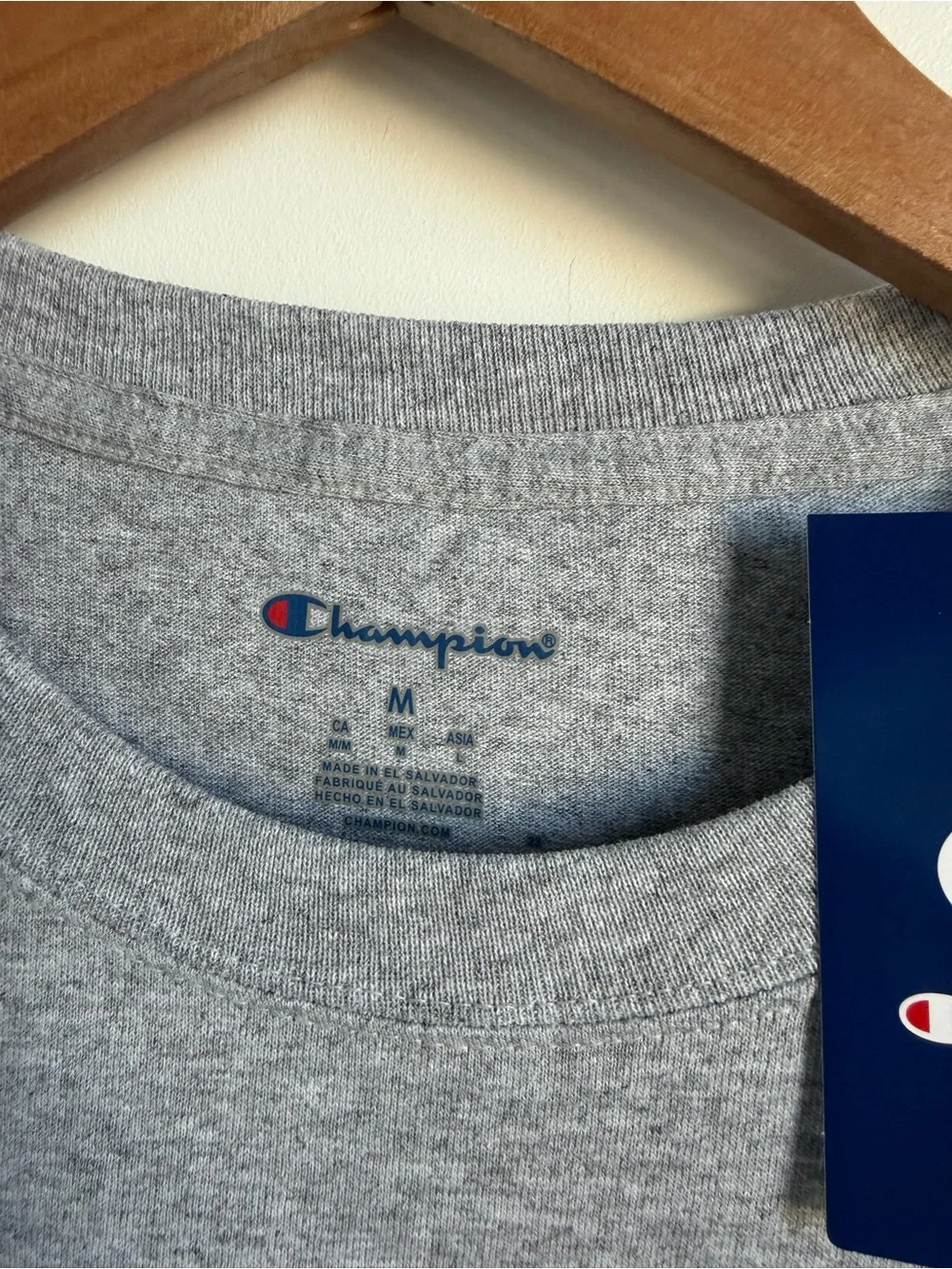 Champion Men’s Heather Gray Syracuse Lacrosse Short-Sleeve Tee - Picture 2 of 8